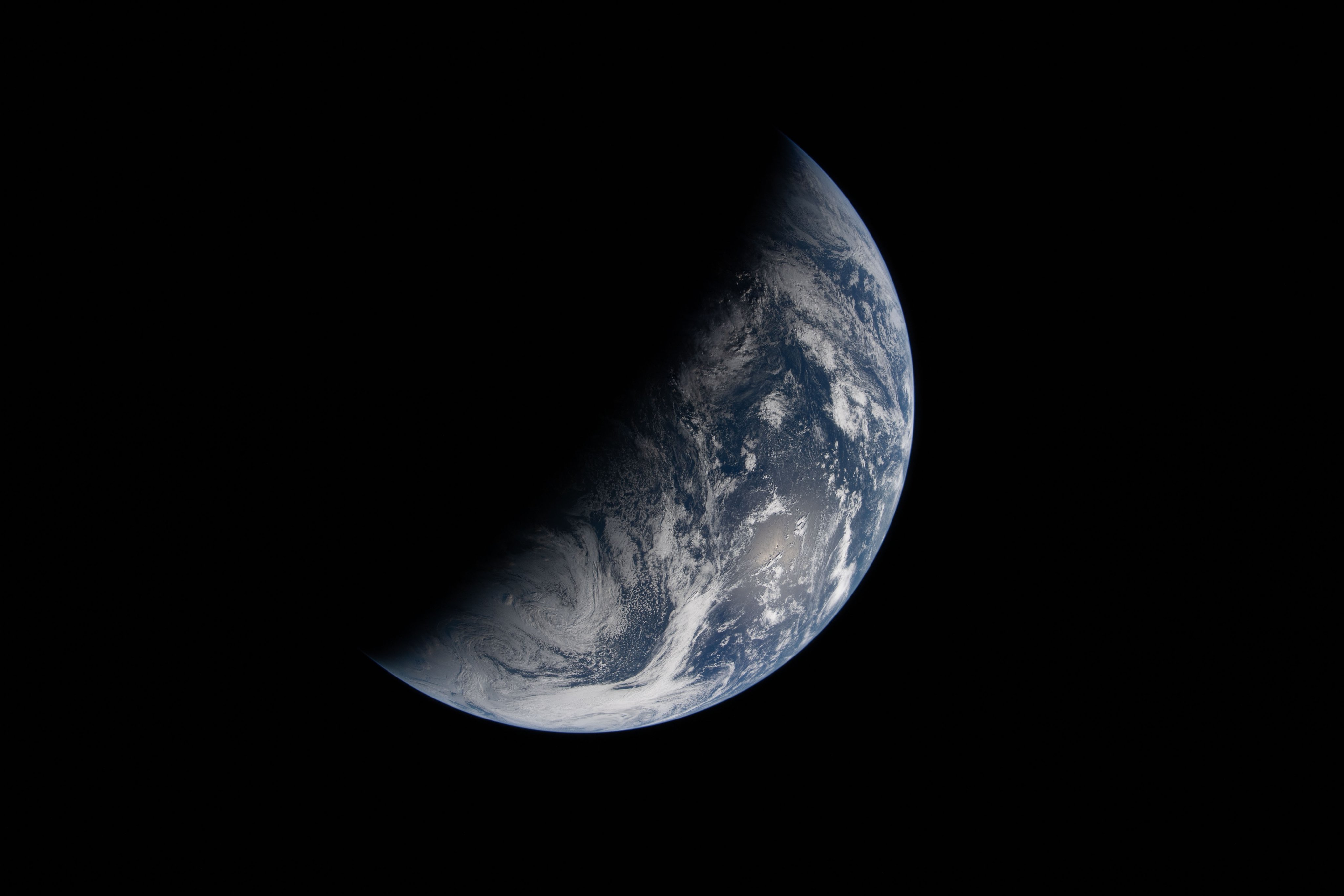 Earth from space reconstructed from token pixels
